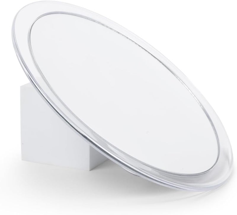 Jerdon Portable Travel Makeup Mirror with 5X Magnification and Suction Cups - 9" Diameter Frame with Travel Case - Image 2